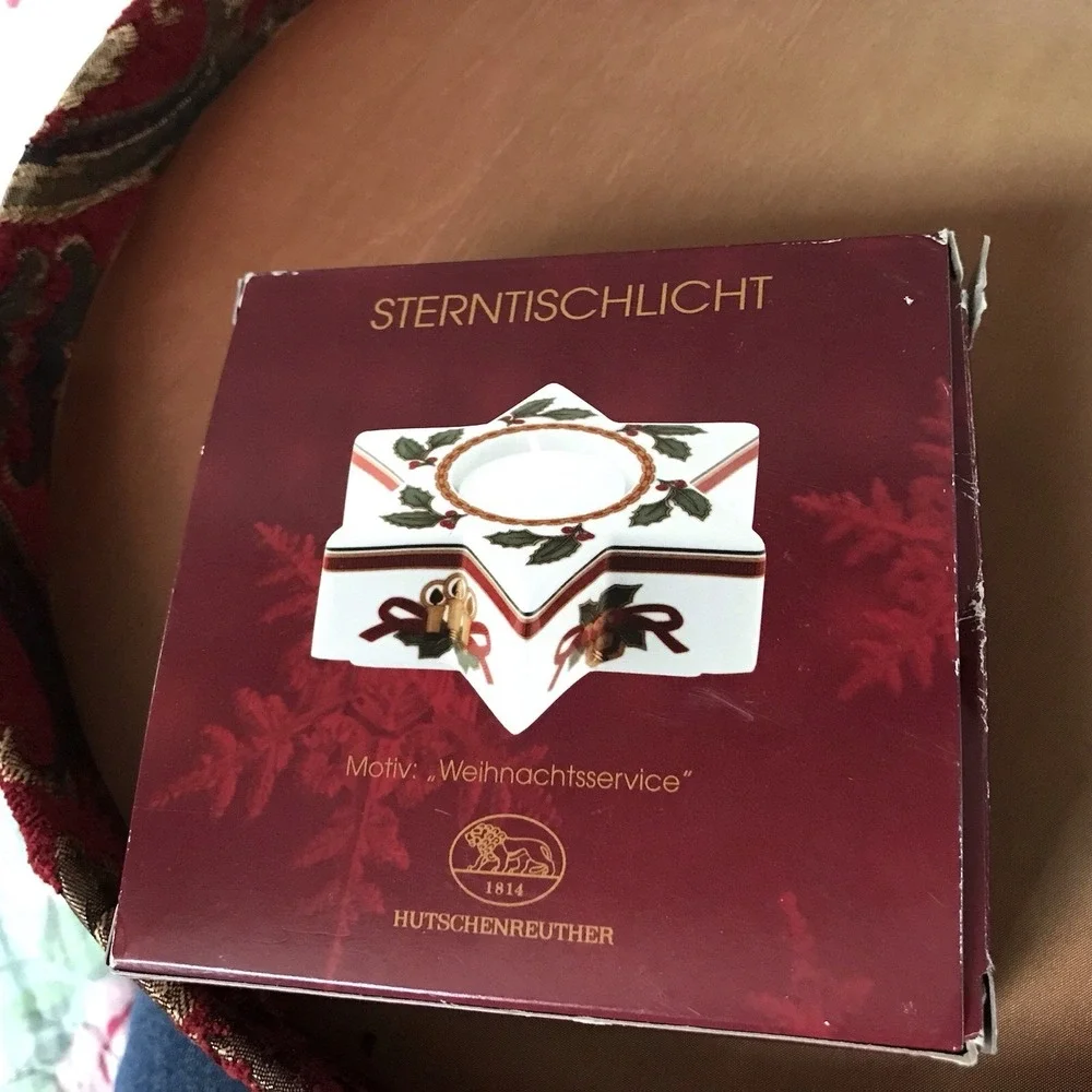 Sterntischlicht‎ Tea light Holder With Doilie